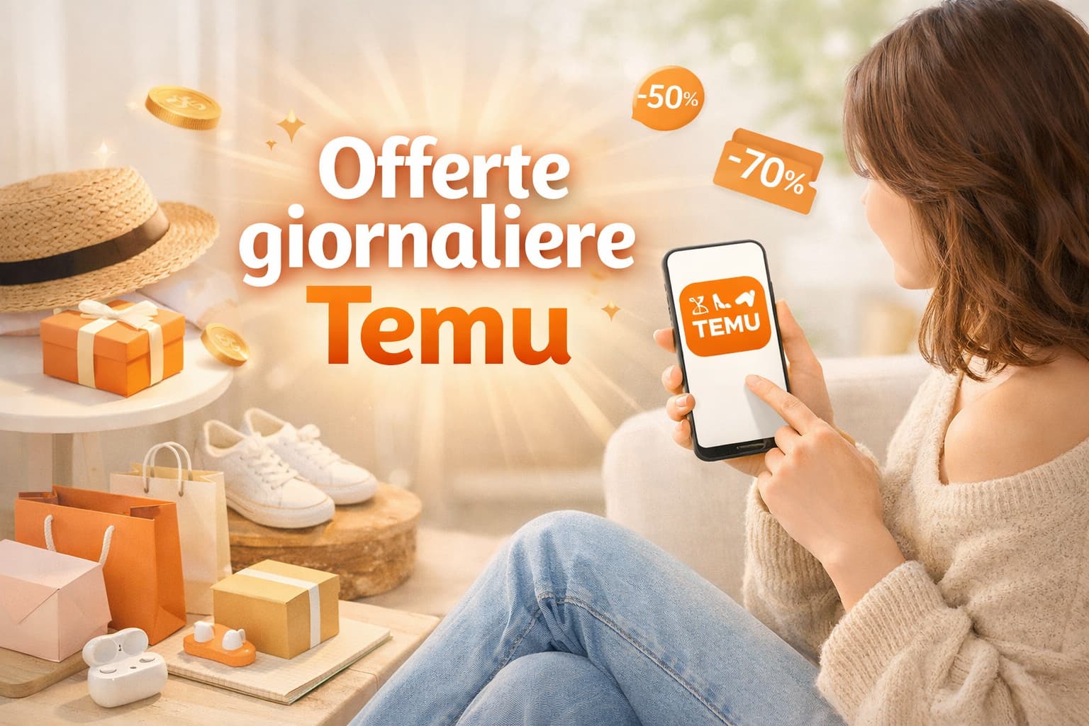 Scopri le migliori Offerte giornaliere Temu oggi